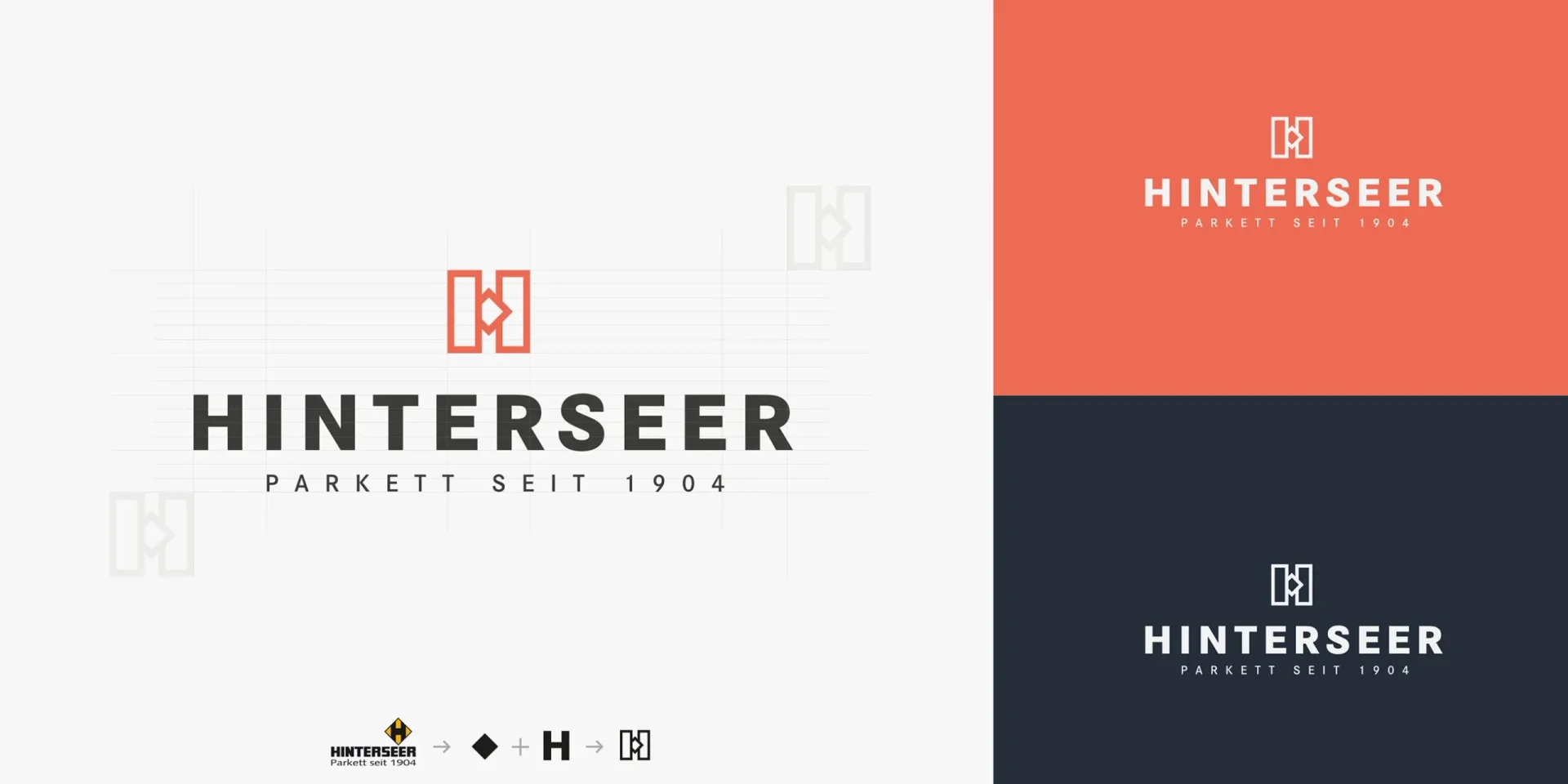 Corporate design for Parkett Hinterseer — logo and brand identity